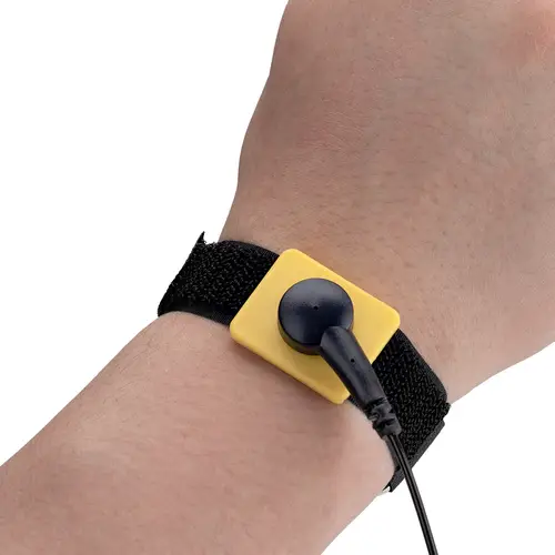 ESD-WRIST-STRAP muñequera antiestática Negro - Imagen 4