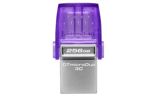 DataTraveler 256GB microDuo 3C 200MB/s dual USB-A + USB-C - Imagen 3