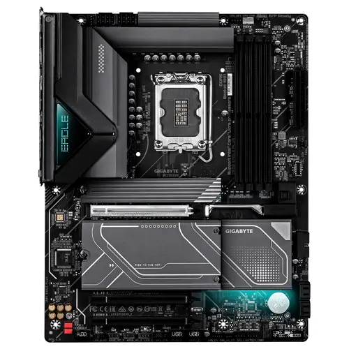 Z890 EAGLE PLUS Placa Base  Compatible con procesadores Intel Core Ultra (Serie 2), VRM de 14+1+2 fases, hasta 9466 MHz DDR5 (OC), 1x PCIe 5.0 M.2 + 3x PCIe 4.0 M.2, LAN 2.5 GbE, USB4 - Imagen 2