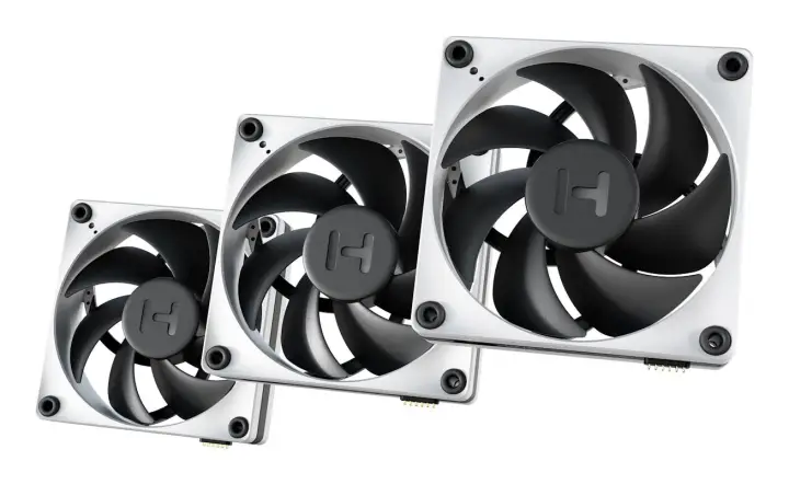 THICC FP12 Procesador Ventilador 12 cm Negro, Blanco 3 pieza(s)