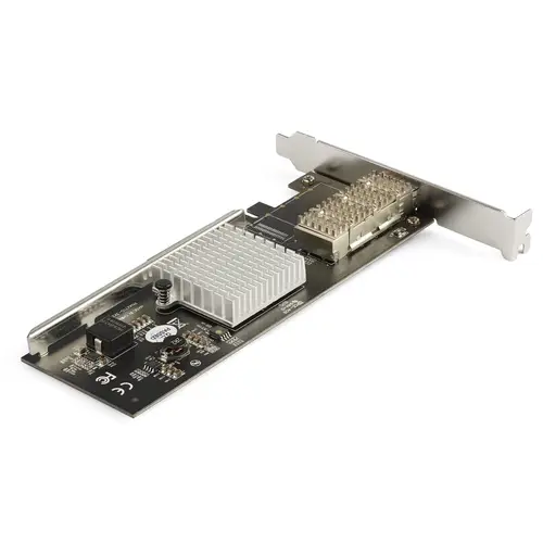 Tarjeta de Red QSFP+ 40G 1 Puerto - Adaptador Convergente QSFP+ Abierto Intel XL710 - NIC PCIe 40 Gigabit Ethernet - Tarjeta LAN Fibra Óptica - Dell PowerEdge HPE ProLiant - Imagen 2