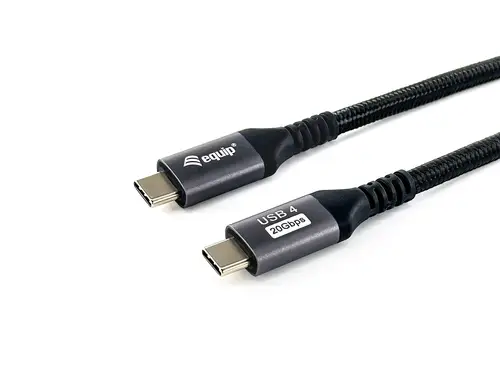 128382 Cable USB4 Gen 2x2 C a C, M/M, 2,0 m, PD 100 W, 4K/60 Hz, 20 Gbps, negro - Imagen 2