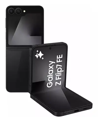 Galaxy Z Flip7 FE 17 cm (6.7") SIM doble Android 16.0 5G USB Tipo C 8 GB 256 GB 4000 mAh Negro - Imagen 1