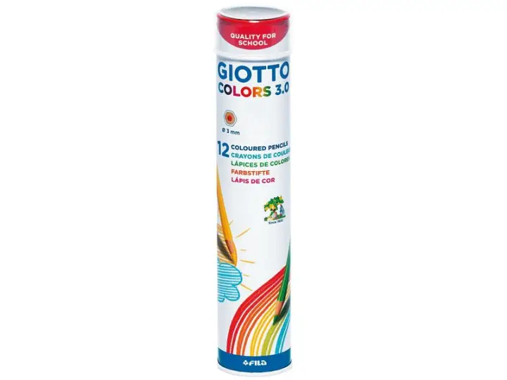 Bote metálico 12 lápices de colores mina Ø3,0mm. Colors 3.0 276900