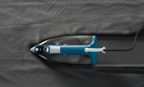 DX1550 Plancha seco Suela de acero inoxidable 2200 W Azul - Imagen 6