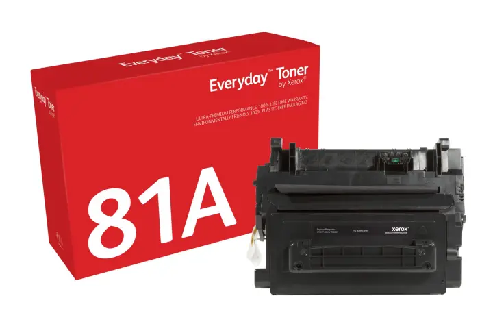 Everyday El tóner Everyday Negro de Xerox es compatible con HP 81A (CF281A), Capacidad estándar