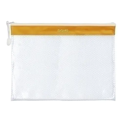 DOSSIER SOBRE DOHE CREM. A4 PVC AMARILLO - Pack de 12 unidades
