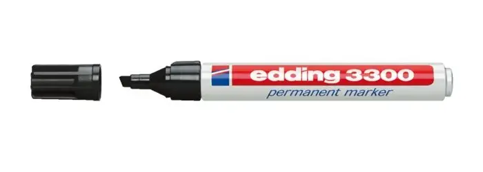 3300 marcador permanente Negro 10 pieza(s)
