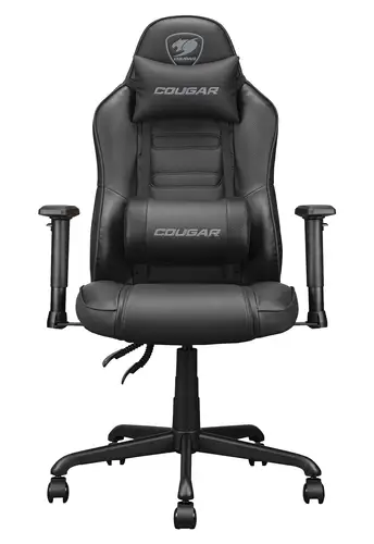 Fusion S Black Silla para videojuegos de PC Asiento acolchado Negro - Imagen 1