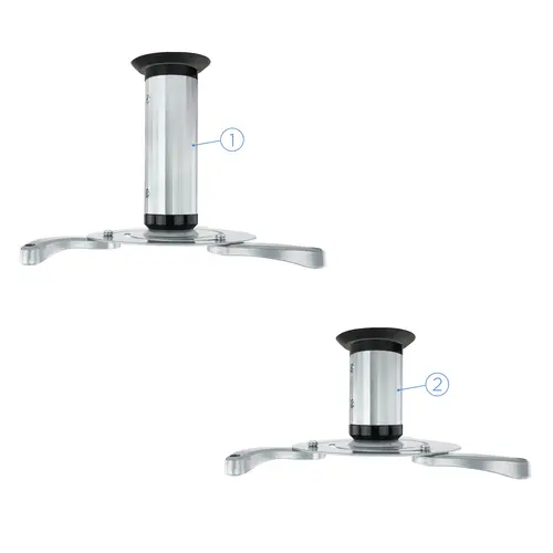SOPORTE UNIVERSAL DE TECHO GIRATORIO 360º PARA PROYECTOR PLATA - Imagen 3