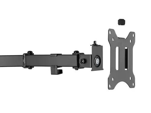 Soporte de sobremesa económico para dos monitores de 17"-32 - Imagen 3