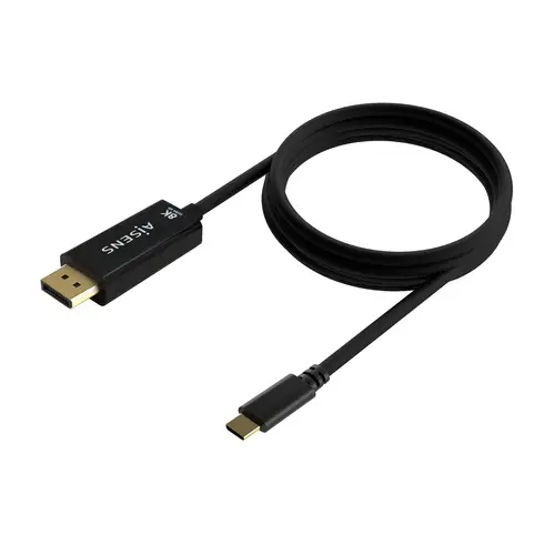 Cable Conversor USB-C a Displayport 8K@60Hz, USB-C/M-DP/M, Negro, 1.8M - Imagen 2