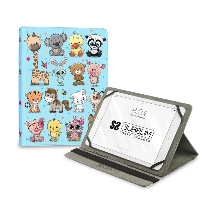 Funda Tablet Universal TRENDY CASE ANIMALS 11"