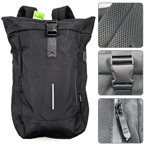 EW2536 maletines para portátil 43,9 cm (17.3") Mochila Negro - Imagen 4
