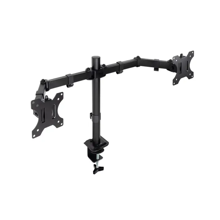 Soporte de Mesa para 2 Pantallas 17"-27", Negro