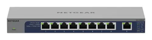 GS108MX-100EUS switch No administrado L2 Gigabit Ethernet (10/100/1000) Montaje en pared/escritorio - Imagen 3