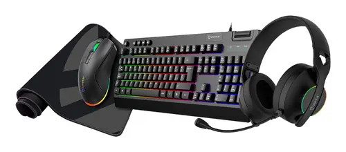 Pack Gaming NOVA 4 en 1 Teclado Español, Ratón, Cascos, Alfombrilla - Imagen 1