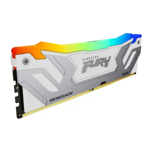 FURY 48GB 8400MT/s DDR5 CL40 CUDIMM (Kit de 2) Renegade RGB Blanco XMP - Imagen 5
