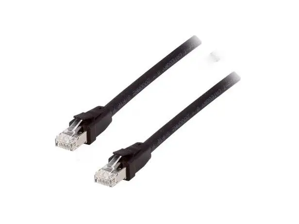 608054 cable de red Negro 5 m Cat8.1 S/FTP (S-STP)
