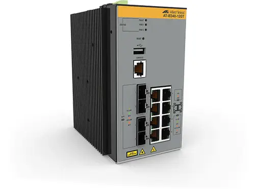 AT-IE340-12GT-80 Gestionado L3 Gigabit Ethernet (10/100/1000) Gris - Imagen 1