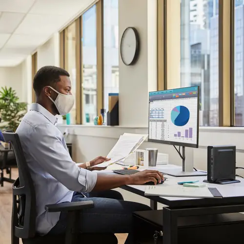 Pro Mini 400 G9 Intel® Core i5 i5-12500T 16 GB DDR5-SDRAM 512 GB SSD Windows 11 Pro Mini PC Negro - Imagen 4