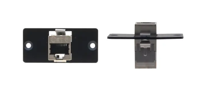 W-45(B) toma de corriente RJ-45 Negro