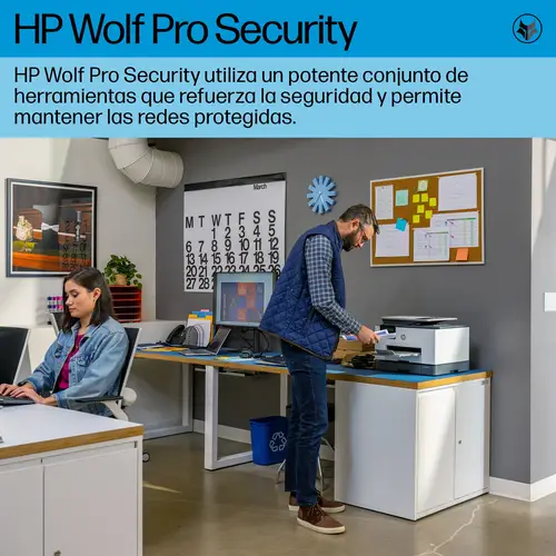 OfficeJet Pro 9130b Inalámbrico All-in-One Color Impresora, Impresión a doble cara  Copiadora y escáner - Imagen 6