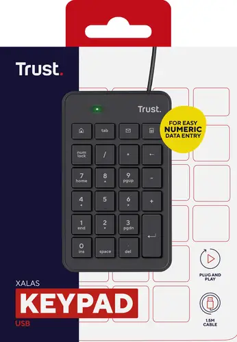 22221 teclado numérico Portátil/PC USB Negro - Imagen 4