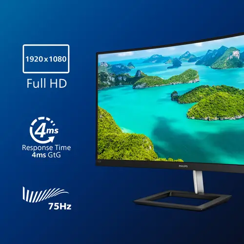 E Line 322E1C/00 LED display 80 cm (31.5") 1920 x 1080 Pixeles Full HD LCD Negro - Imagen 5