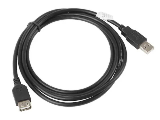 CA-USBE-10CC-0018-BK cable USB USB 2.0 1,8 m USB A Negro