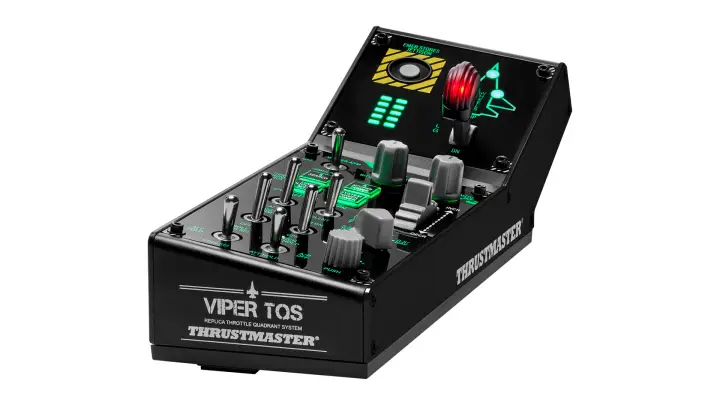 VIPER Panel Negro USB Joystick/Palanca de control lateral + cuadrante de aceleración PC