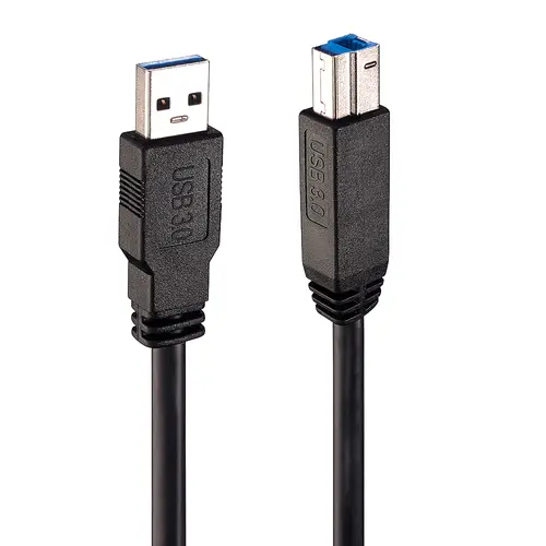 43098 cable USB USB 3.2 Gen 1 (3.1 Gen 1) 10 m USB A USB B Negro - Imagen 1