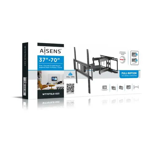WT70TSLE-023 soporte para TV 177,8 cm (70") Negro - Imagen 8