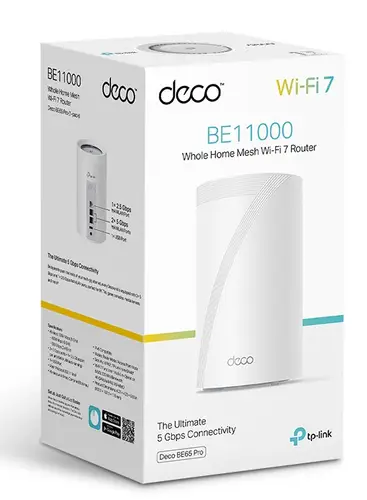 Deco BE65 Pro (2-pack) Tribanda (2.4 GHz / 5 GHz / 6 GHz) Wi-Fi 7 (802.11be) Blanco 3 Interno - Imagen 5