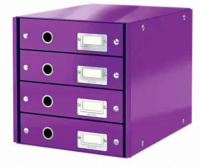 60490062 archivador organizador Cartón, Tablero de fibra Púrpura