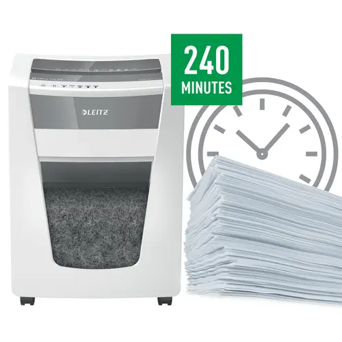 80050000 triturador de papel Microcorte 23 cm Blanco - Imagen 5
