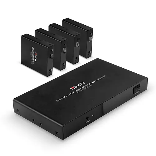 38262 extensor audio/video Transmisor y receptor de señales AV Negro - Imagen 1