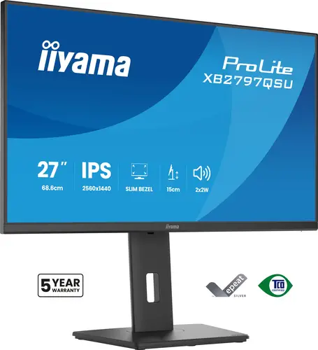 ProLite XB2797QSU-B1 pantalla para PC 68,6 cm (27") 2560 x 1440 Pixeles Quad HD LED Negro - Imagen 1