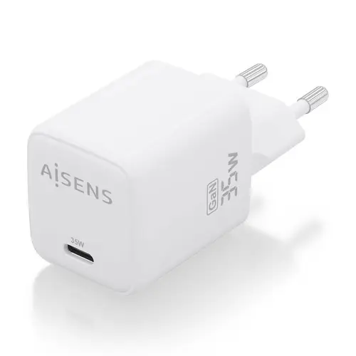 Cargador GaN 35W, 1xUSB-C PD3.0 QC4.0, Blanco - Imagen 2