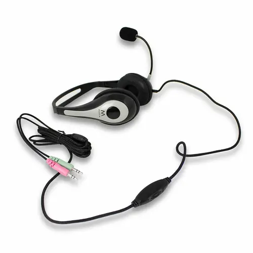 EW3562 auricular y casco Auriculares Alámbrico Diadema Llamadas/Música Negro, Plata - Imagen 4
