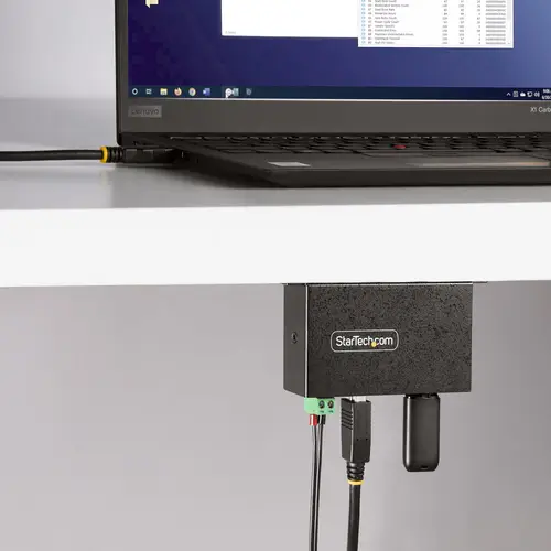 Hub USB Industrial de 4 Puertos Gestionado - Servicio Pesado - Caja de Metal - Protección ESD y Sobretensión - Montaje DIN, Pared, Escritorio - USB 3.2 Gen 1 5Gbps - Imagen 7