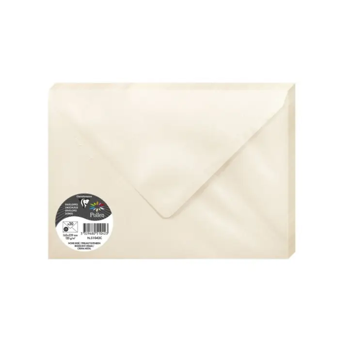 51042C sobre C5 (162 x 229 mm) Marfil 20 pieza(s)