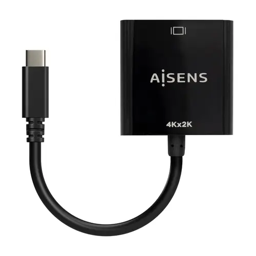 Conversor USB-C A HDMI 4K@30Hz, USB-C/M-HDMI/H, Negro, 15cm - Imagen 2
