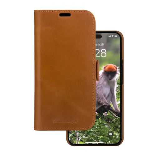 Lynge funda para teléfono móvil Folio Marrón - Imagen 1
