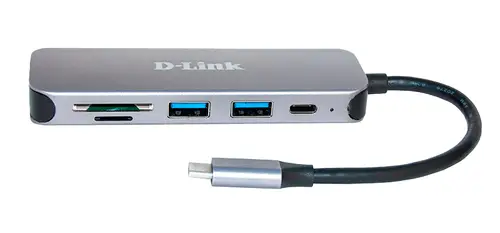 DUB-2325 base para portátil y replicador de puertos USB Tipo C Gris - Imagen 2