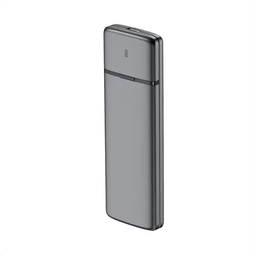 Caja Externa M.2 (NGFF) ASM2-002G SATA/NVME a USB3.1/USB3.2 GEN2, Gris - Imagen 2
