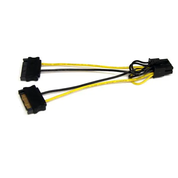 Cable Adaptador 15cm Alimentación SATA a Conector 8 Pines de Cor..