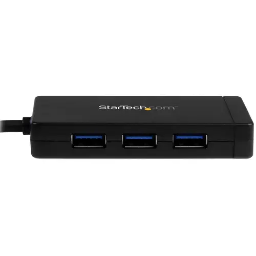 Concentrador USB 3.0 de 3 Puertos con USB-C y Ethernet Gigabit - 5Gbps - Con Adaptador de Alimentación - Imagen 3