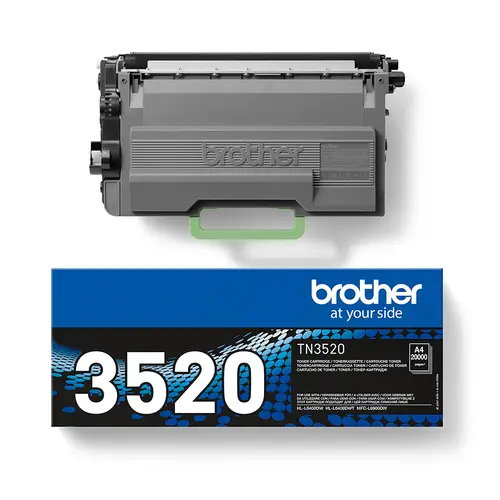 TN-3520 cartucho de tóner 1 pieza(s) Original Negro - Imagen 2