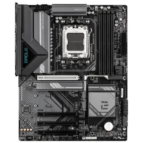 B650E EAGLE Placa Base  Procesadores AMD Ryzen 9000 Series, VRM de 8+2+2 fases, hasta 8200 MHz DDR5 (OC), 1x PCIe 5.0 + 2x PCIe 4.0 M.2, LAN 2.5 GbE, USB 3.2 Gen 2 - Imagen 2